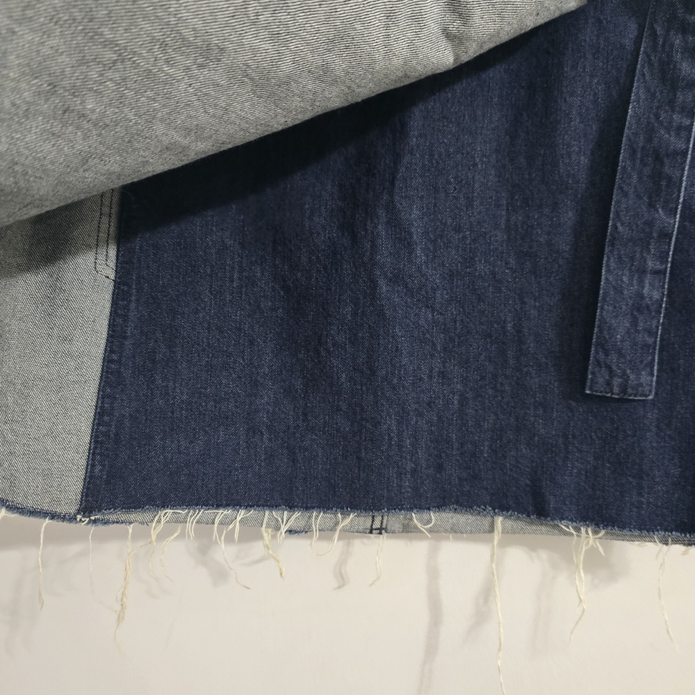 Madewell Denim Wrap Skirt 6 - Picture 6 of 9